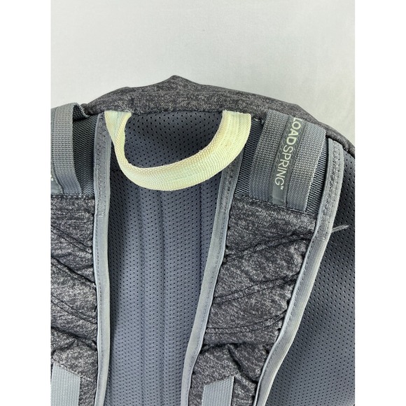 Adidas Backpack Heathered Gray Teal Accent‎ School Travel Laptop Bag 5 Pockets - Picture 7 of 16